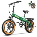 Electric Bike for Adults with Peak 1000W Brushless Motor,70Miles 28MPH Commuting Electric Foldable Bike with 48V15A Removable Battery,7-Speed Electric Bicycles,20" Tires and Front Suspension Bicycles
