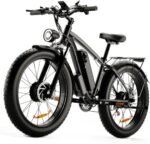 2000W Fat-Tire Electric-Bike for Adults，Dual Motor e Bike 48V 22.4AH with Hydraulic Shock Absorber 35MPH,26” Fat Tire Electric Bicycle for Snow Beach Mountain Off Road Commuter