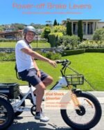 Electric Tricycle for Adults, ECORD 48V/10.4Ah Electric Trike with 500w Motor, Removable Battery, Bike Basket, for Sand Road, City Road, Gravel Road, Snowy Road, etc - Image 2