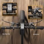 Knight Electric Bike for Adults 1200W Peak Motor Up to 20 MPH 60 Miles,600wh Removable Battery,Folding 20" x 4.0" Fat Tire Electric Bicycle Dual Shock Absorber Ebikes for Adults - Image 5