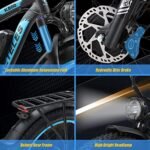 1000W/2000W Electric Bike for Adults Electric Bicycle Electric Mountain Bike with 48V 17.5AH/23AH Removable Battery 26" Fat Tire Ebike 21-Speed Gears Hydraulic Disc Brake Electric City Bike - Image 5