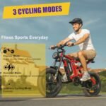 20inch Electric Bike for Adults Fat Tire eBike for Men 48V 28-31mph 40 Miles Long Range All Terrain Off Road Dirt 20" Men's Bicycle e Bike Bicycle Bicicleta Electrica e-Bike - Image 4