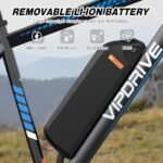 Electric Bike for Adults with 500W Motor, 48V 13AH Removable Battery, 26" Electric Bicycle Fat Tire E-Bike 22MPH 50Miles Mountain Beach Snow E-Bike, 7 Speed Gear, UL 2849 Certified - Image 3