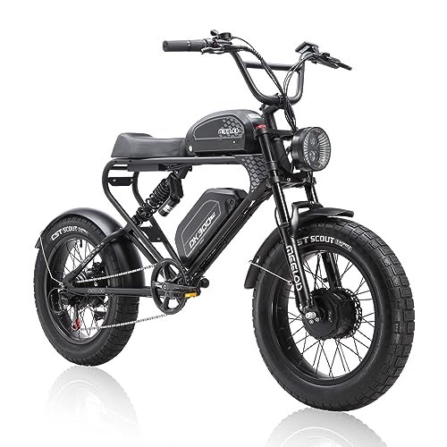 Version 1.0.0 MEELOD Electric Bike Fat Tire Electric Bike Equipped with 1200w/2400w Dual Motor/Single Motor and 48v/40ah Or 48v/30ah Dual Batteries 35mph Electric Dirt Bike - Image 1