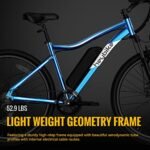 Heybike Race Max Electric Bike for Adults with 750W Peak Motor, 28mph Max Speed, 600WH Removable Battery Ebike, 27.5" Electric Mountain Bike with 7-Speed and Front Suspension - Image 6