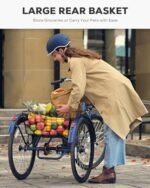 Viribus Electric Trike, 250W Electric Tricycle for Adults with UL 36V 13Ah Battery, 3 Wheel Electric Bike for Men Women Seniors with Basket, Ebike Trike 330lb. 24 26 in Etrike E Trikes - Image 6