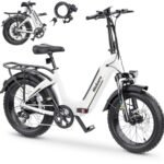 Ebikes Electric Bike for Adults,12.5Ah/18.2Ah Battery 40-90Km Range,1000W/1200W Motor Hidoes E Bike for Adults Electric Mountain Bike for Mens,20"/26" Fat Tire Electric Bike 7-Speed