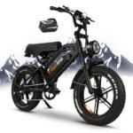 Electric Bike for Adults V20 V20PRO V20T, 1000/1500W 28/32MPH 48V 15/18AH E-Bike,20" x4.0 Fat Tire Electric Dirt Bike, Hydraulic/Disc Brake Full Suspension Electric Motorcycle