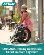 Gotrax 20" Folding Electric Bike with 55 Miles (Pedal-assist1) by 48V Battery, 20Mph Power by 500W, LCD Display and 5 Pedal-Assist Levels, Shimano 7-Speed&Front Suspension for Off-Road Bicycle - Image 4
