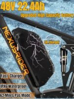 Electric Bike for Adult, NEXUSRIDER 2000W Dual Motor 35 MPH 48V 22.4Ah 7 Speed AWD Ebike, Electric Mountain Bicycle with 26" Fat Tire MTB,Dual Hydraulic Disc Brakes Full Suspension - Image 3