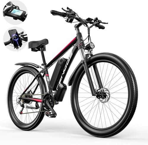 Version 1.0.0 Electric Bike for Adults with 750W Motor, 32mph Max Speed, 48V15Ah Removable Battery Ebike, 27.5" Electric Mountain Bike with 21 Speed and Front Suspension - Image 1
