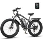 JOYWAY Electric Mountain Bike, Up to 32Mph 1500W Peak Power Electric Dirt Bike 48V 20.8Ah Removable Battery Electric Bike for Adults, 26"x4.0" Fat Tire Ebikes for Adults