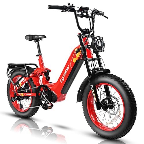 Version 1.0.0 Cyrusher OVIA 20Inch Electric Bike Aluminum Ebkie Air Suspension 52V 17Ah Max Range 64 Miles 4.0 Inch Fat Tires - Image 1