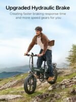 ENGWE Engine Pro 2.0 1200W Peak Power 75N.m Torque Sensor Ebike, 4.0 * 20” Fat Tire Folding Electric Bike for Adults, 52V 16AH Battery Up to 28MPH 68Mile Long Range, Full Suspension All Terrain - Image 6