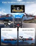 ANIIOKI Electric Bikes, A8 PRO MAX Ebikes for Adults 48/52V 60AH, 1600W Peak Power Electric Bicycles, 30+MPH Electric Bike for Adults, Fat Tire Electric Bike, Electric Mountain Bike - Image 5