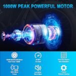 YVY Electric Bike for Adults, 20"x4.0" Fat Tire Dirt Ebike, 1000/2000W Brushless Motor - 48/52V 15/20/40Ah Removable Battery, Up to 25-37MPH/50-180 Miles, 7 Speeds, Hydraulic Suspension, Disc Brakes - Image 2