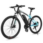 ANCHEER 350W Electric Bike 27.5'' Adults Electric Commuter Bike/Electric Mountain Bike, 48V Class 2 Ebike with 10.4Ah Battery, LCD Display, 21/24 Speed Gears