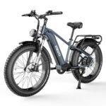 ESKUTE Spark X 26" Fat Tires Electric Bike, 750W(1500W Peak) Powerful Motor, Up to 70 Miles Range, Max Speed 28Mph, Hydraulic Disc Brakes, 26 x 4.0 Fat Tires Ebike with Suspension Fork