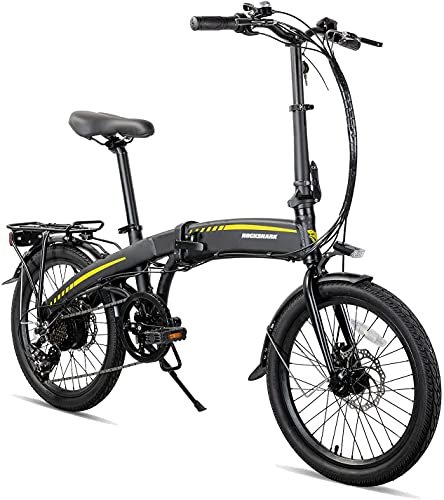 Version 1.0.0 HILAND Rockshark 20 inch Folding Electric Bike for Adults with 250W Motor, 36V 7.8AH Removable Battery, Front Light & 7-Speed Electric Bicycles, Urban Ebike - Image 1