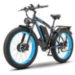 Electric Bike with 54.6V 2A Charge Ebike Electric Mountain Bike for Adults with 1000W*2 Motor,37.28mph Max Speed