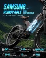 P5 II/P5 Electric Bike for Adults Peak 1700W/1000W 28-32Mph 48V 20Ah Fat Tire Electric Bike 24*4.0 Long Range Electric Bicycle Full Suspension Electric Mountain Bike 7 Speed Ebike Men E Bikes - Image 4