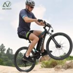 ANCHEER 500W 26" Electric Bike for Adults, [Peak 750W], 48V 10.4Ah Battery, Up to 55 Miles, 3H Fast Charge, Electric Mountain Bike, 2.1" eMTB Tire, 21 Speed, 22MPH Adults Electric Bicycle - Image 4