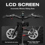 Electric Bike for Adults,1500W/750W,52V 21/19Ah 32-37MPH, 30-60Miles Range 26”Fat Tire Electric Bike Beach Snow Mountain Bike, Dual Hydraulic Disc Brakes Electric Bike Full Suspension - Image 5