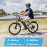 HOVERFLY OUREA Electric Bike 26", 750W Peak Motor Mountain Ebike, Up to 40 Miles 20MPH Removable Battery, 7-Speed and Shock Absorber, Electric Commuter Bike for Adults - Image 3