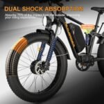 Electric Bike for Adults, NexusRider 2000W Dual Motor 35 MPH 48V 22.4Ah 7 Speed 26" Fat Tire MTB, Switchable RWD/AWD Ebike, Hydraulic Brakes, Full Suspension - Image 5