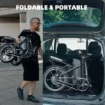 WINDHORSE Electric Bike for Adults, Folding Ebike with 630w Peak Motor, Dual Disc Brake, 35 Miles Range, 25MPH, Suspension, Removable Battery, Electric Bicycle for Commuter - Image 7