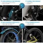 PHILODO Electric Bike for Adults, Fat Tire Ebike 26" Electric Bike 1000W Electric Mountain Bike 48V/17.5Ah Removable Battery 31MPH Electric Bicycles 21-Speed - Image 6