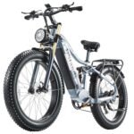 Electric Bike for Adults 48V 30AH/20Ah Battery,1000W Adult Electric Bicycles,26" Fat Tire Full Suspension,30MPH Mountain E Bike,Adjustable Stem,Hydraulic Disc Brakes,Full Suspensio