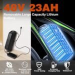 Electric Bike for Adults，Dual Motor Ebike，2000w Ebike，Fat Tire Electric Bike，90 Miles Electric Bicycle with 48V/23Ah Battery，Men's Electric Bike and Passed UL&GCC Certification - Image 4