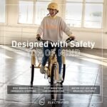 sixthreezero EVRYjourney Adult Electric Tricycle, 7-Speed Step Through eTrike 3 Wheel eBike, 250 Watt Motor, 26 Inch Wheels, Matte Black - Image 5