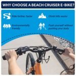 Electric Bike for Adults, Lightweight Ebike with 375W Bafang Motor, Kenda Tires, Shimano Drivetrain, 8 Gears, Throttle, Pedal Assist - Image 5