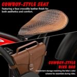 1000W Fat Tire Electric Bike, E Bikes for Men Motor 28Mph, E Bikes for Adults Electric, Fast Charge 48V 12.5Ah Battery, Mountain Bike with 20 X4.0 Fat Tire - Image 6