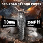 Himiway A7 Pro/D7 Cobra Electric Bike for Adults, 80MI Long Range 750W 27.5"X2.4"/26"×4.8" City/Mountain Ebike with Four-Bar Linkage Suspension,400lb Payload, 20+MPH, 9/7 Speed System - Image 3