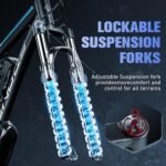 Electric Bike for Adults with 1000W Peak Motor 27.5" Electric Bicycles 48V15AH Removable Battery Ebike,32MPH Mountain Bike 21 Speed Ebikes,Front Suspension Electric Bikes - Image 5