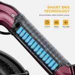 Heybike Ranger S Electric Bike for Adults, Foldable 1400W Peak Motor Ebike, 20" x 4.0 Fat Tire Step-Thru Electric Bicycle, 48V 14.4AH Removable Battery Commuter E Bike, 7-Speed Hydraulic Fork - Image 3