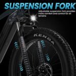 VELOWAVE Electric Bike for Adults 750W BAFANG Motor 28MPH Mountain Ebike 48V 15Ah Removable LG Cells Battery 26'' Fat Tire E Bike Shimano 7-Speed - Image 5