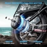 e-Bikes，Full Suspension Mountain Bike，1500w ebike，Fastest ebikes for Adults，Electric Mountain Bikes for Adults，Fat tire ebike，ebike 30 mph，Electric Bike Fat tire， ebike for Adults - Image 2