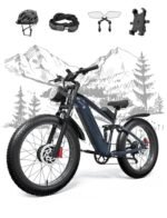 tifgalop Adult Electric Bike, 1000W Motor Maximum Speed 33MPH and 48V 18Ah Detachable Lithium Battery, Maximum Range 90km, 26 Inch Off-Road Tire Mountain Snow Beach Electric Bike