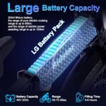 YVY Electric Bike for Adults, 26"x4.0" Fat Tire All Terrain Ebike, 1500/2000W Dual Motors - 48V 15/23AH Removable Battery - 7 Speeds - LCD Display - F/R Shocks - Oil Disc Brakes - 30-60Mile/31-35MPH - Image 3