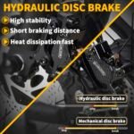 52V 23Ah 2000W Dual Motor Electric Bike for Adults, 37MPH 87Miles, Hydraulic Disc Brake Bicycle, 26" Fat Tire Off Road Snow Mountain Ebike, 7-Speed Pedal Assist, Commuter E-Bike for Men/Women - Image 5