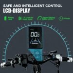 Electric Bike for Adults,2000W Electric Bicycles 52V 23AH, 26"x 4"Fat Tire Electric Mountain Bike Dual Motor Up to 35MPH, 21-Speed Front Shock Absorption Ebike - Image 6