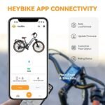 Heybike Cityrun Electric Bike, 1000W Motor Peak City Cruiser Ebike, 48V 15Ah(720Wh) Battery, 60 Miles, Step-Thru Electric Bicycle with APP Control, 3H Fast Charging, Commuter Electric Bike for Adults - Image 5