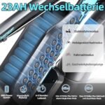 KETELES Electric Bike for Adults, 2000W Dual Motor 26 Inch Fat Tire Mountain Ebike, 33 MPH 23AH 48V Battery Bicycle 21 Speed Electric Dirt E Bikes for Men - Image 4