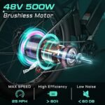 Vivi F26FUL Electric Bike Peak 1000W 26" x 4.0 Fat Tire Electric Bike with 48V 13Ah Removable Battery, 7Speed, Top 26Mph, Cruise Control, Up to 60 Miles for Commuting, Beach,Snow, UL2849 Certification - Image 3