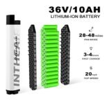 Electric Bike for Adults, 26" ebike Certified by UL, Rohs TüV, 7 Speed Gears, with 350W Motor, 20MPH Electric Bicycle, Snow Beach Mountain E-Bike (LCD-WhiteGreen) - Image 6