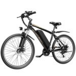 Jasion EBX Electric Bike for Adults, 26" Electric Mountain Bike with 850W Peak Brushless Motor, Max 55Miles 25MPH Electric Bicycles, 450Wh Removable Battery, Ebike for Adults 21-Speed Front Suspension